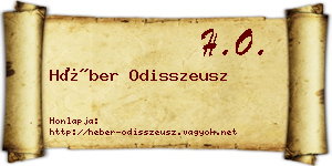 Héber Odisszeusz névjegykártya